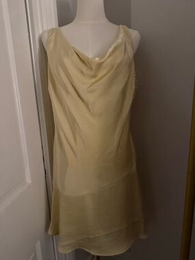 wild fable Cream Cowl Neck Slip Dress